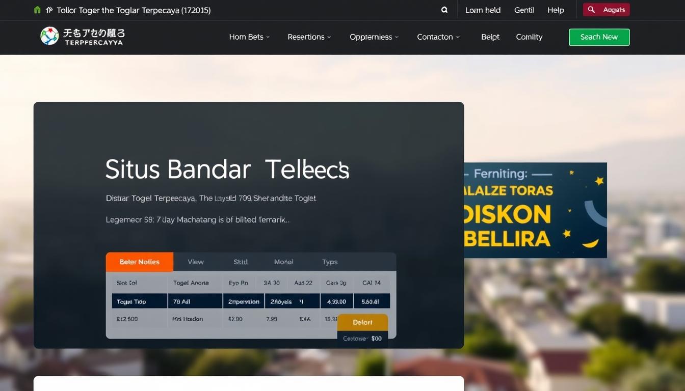 Situs Bandar Togel Terpercaya dengan Diskon Taruhan Menarik