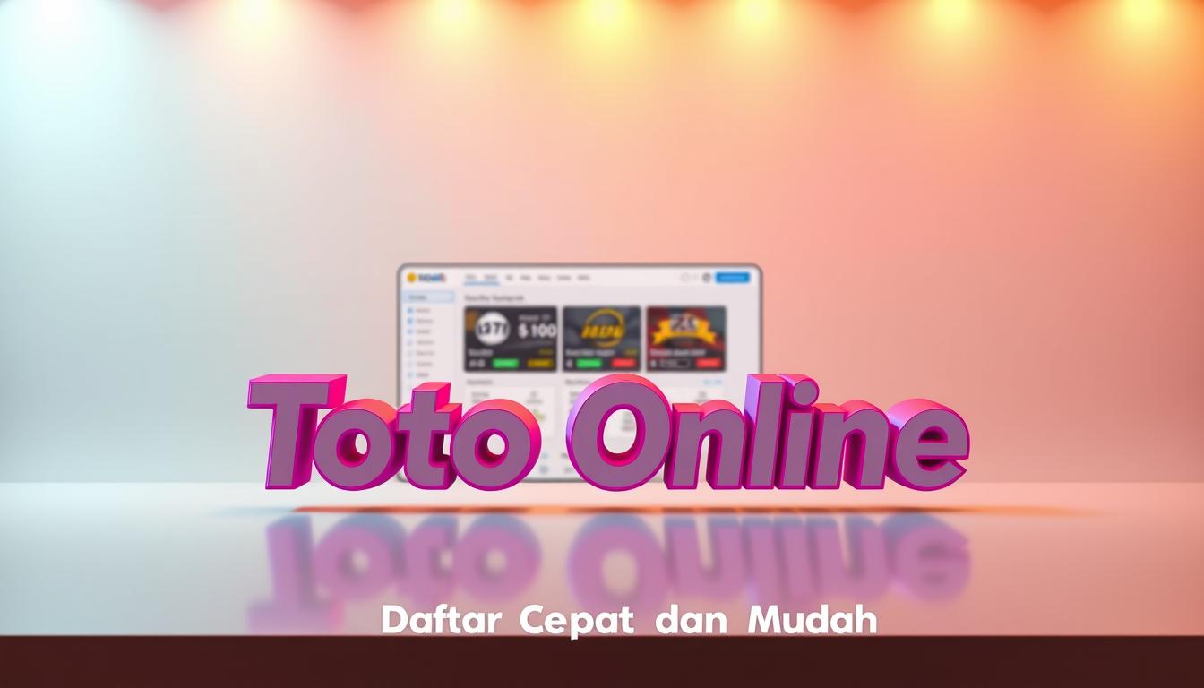 Toto Online: Daftar Cepat dan Mudah